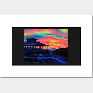 Enchanted Island Sunset Posters and Art